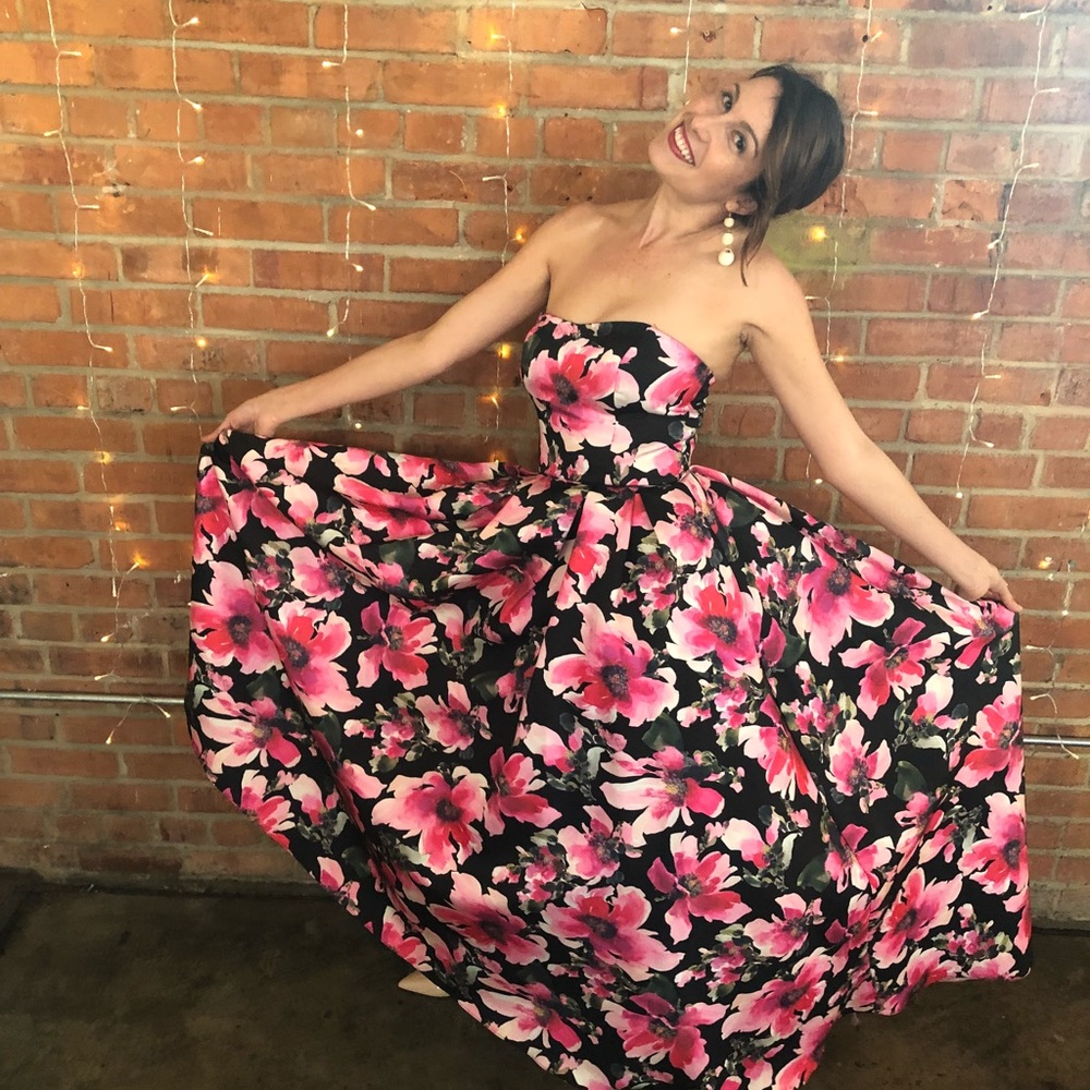 Floral gown